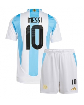 Argentina Lionel Messi #10 Maglia Gara Casa Repliche Copa America 2024 Bambino